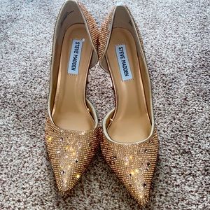 Steve Madden Gold Heels